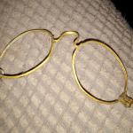 3.75 gram Antique 18k Eyeglass Frames
