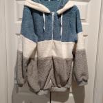 Fleece Hooded Jacket - size XL  (NEW)