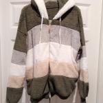 Hooded Fleece Jacket - size XL  (NEW)