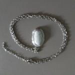 Silver Stone Necklace