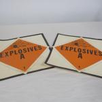 Explosives A Placards