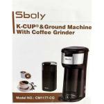 New Sboly Single Serve Coffee Maker Brewer K-Cup Pod & Ground Coffee