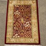 SMALL PERSIAN-STYLE THROW RUG 2x3