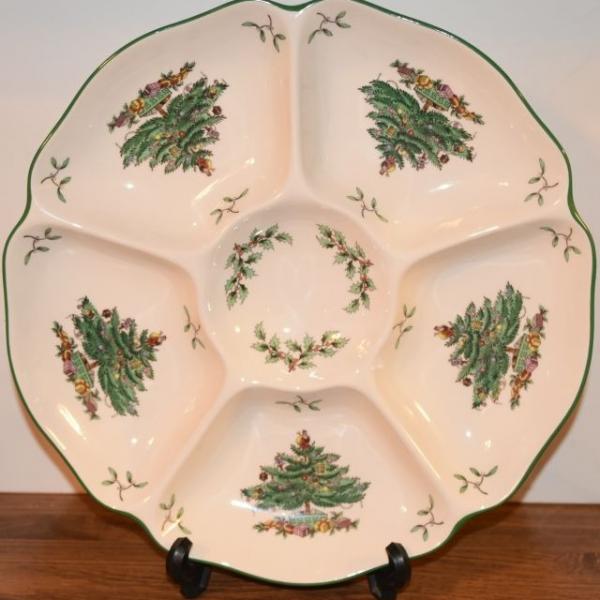 Photo of Spode Christmas Tree Divided Dish
