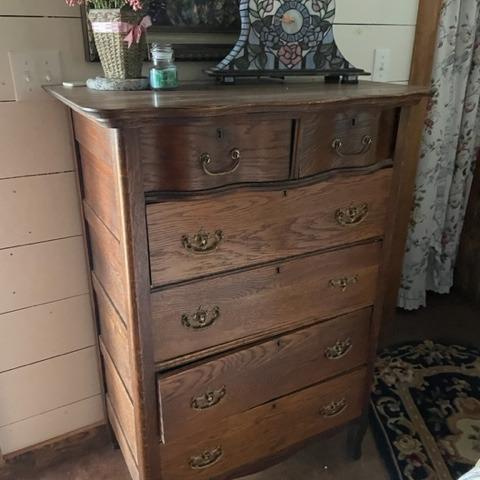 Photo of TURN OF THE CENTURY CHEST OF DRAWERS