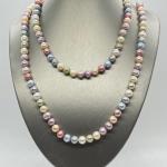 LOT 83: Two Honora  "Water Lillies" 8mm Cultured Pearl Necklaces - 18" & 36"