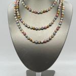LOT 70: Honora Cultured Pearl "Sherbet" Baroque 54" Strand Necklace