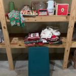 Vintage Christmas Decor incl. Spode Goblets, Gurley Candles, Home Goods, Books, 