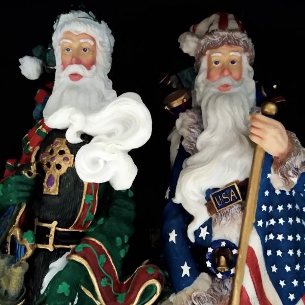 Photo of Set of two Lenox Pencil Figurine Santa's
