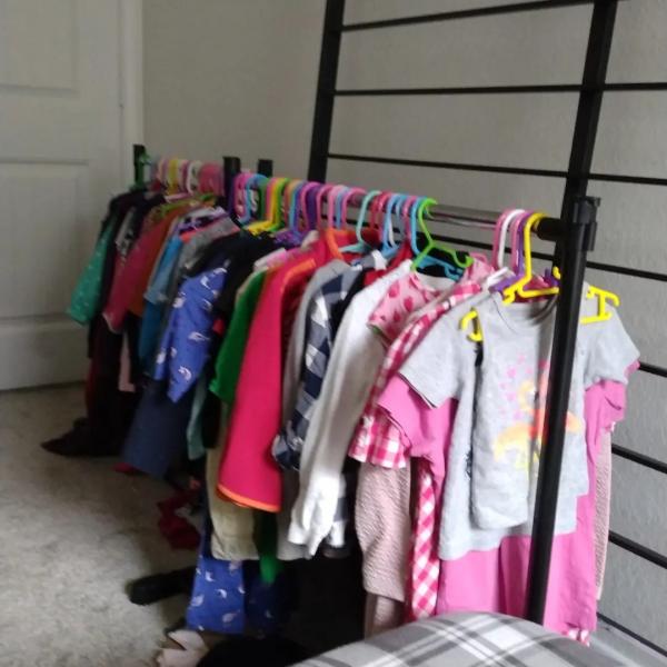 Photo of Lots of kids clothing all sizes