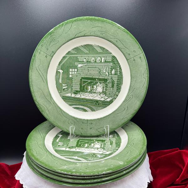 Photo of 5 Dinner Plate Colonial Homestead Green
