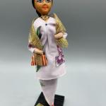 Retro Malaysian Cloth Traditional Costume Foreign Souvenir Figurine