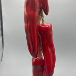 Ceramic Hanging Red Chile Peppers