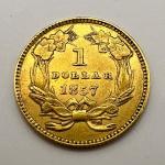 8775 Princess 1857 One Dollar Gold Coin