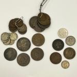 8763 Antique Coins 1816, 1818 Coronet Head Large Cent, 1893 Columbian Exposition