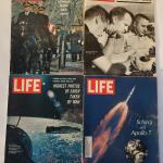Lot of 4 Life Magazines, Historical Space Events 1960s