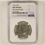 1964 Kennedy silver Half Dollar NGC