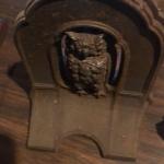 Bradley & Hubbard Iron Owl Bookends