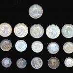 Lot of Silver English Coins - Queen Victoria ETC