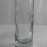 Crystal glass vase