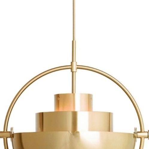 Photo of ** GUBI MULTI LITE Pendant (Large) Brass Lamp