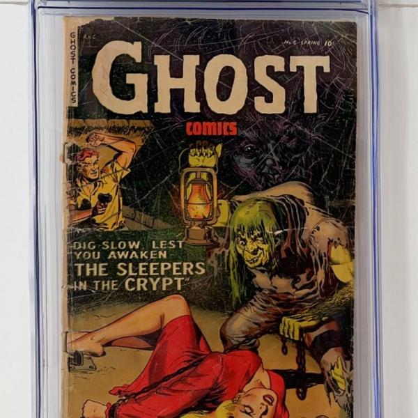 Photo of Ghost #6 (Fiction House, 1953) CGC GD- 1.8 - Classic Bondage Cover