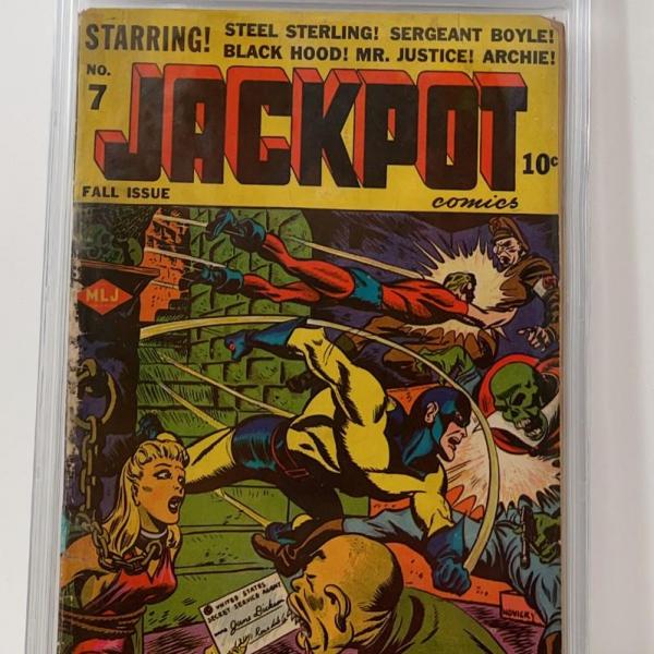 Photo of Jackpot Comics #7 (MLJ, 1942) CBCS Restored