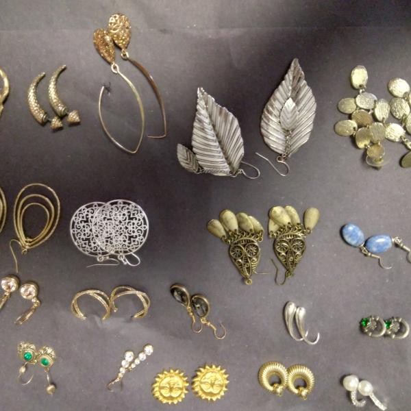 Photo of 20 pairs of earrings from my own collection 