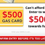 Win a $500 Gas Card!