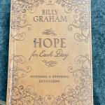 Billy Graham Hope for Each Day hardcover book