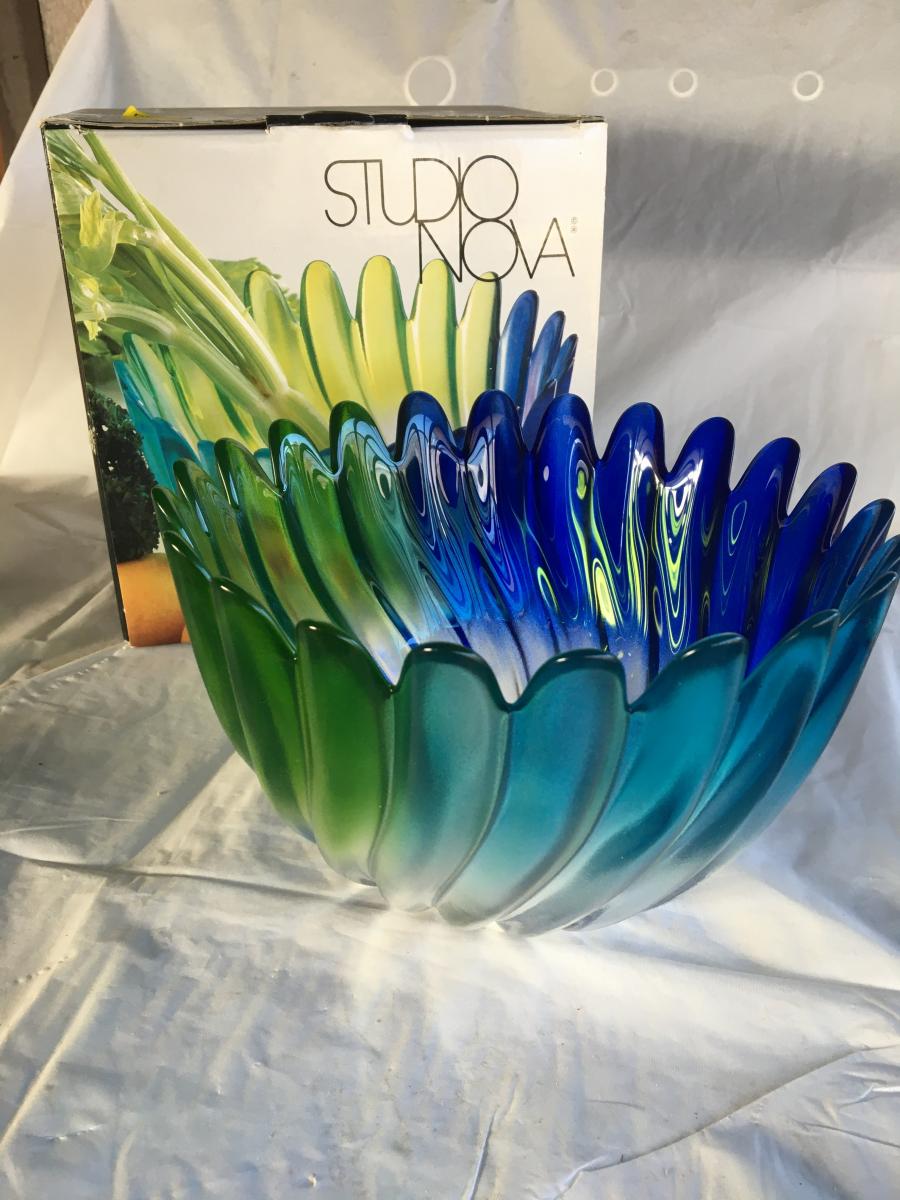Studio Nova Solaris Blue, Green 7.5 Bowl snaplist