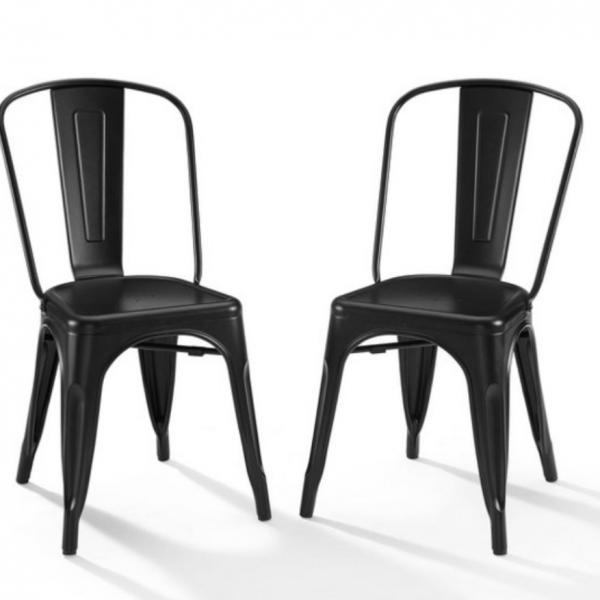 Photo of Set of 4 metal chairs