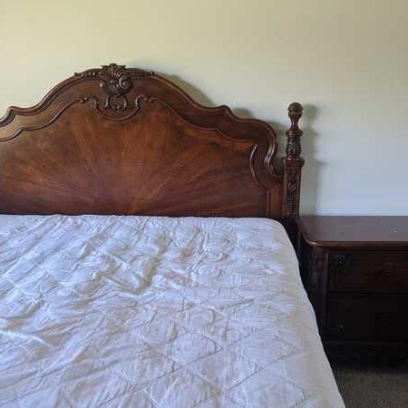 Photo of Cal King Bed and Side Tables
