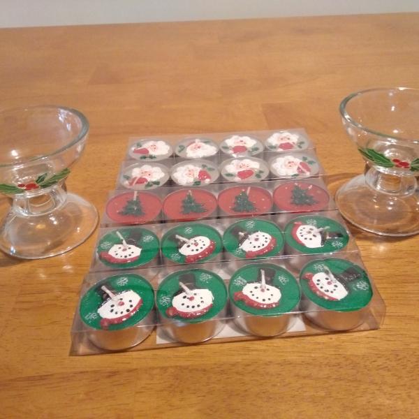 Photo of Christmas Tealight Candle Holders & Tealights