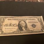 Babe Ruth Signed Authentic 1935 Silver Certificate Bill