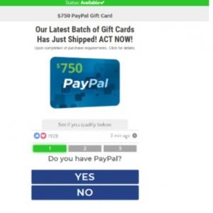 Photo of ✕  Grab a $750 PayPal Gift Card Now!