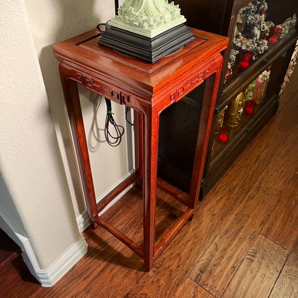 Photo of Ornate Chinese Planter Stand 30" Tall