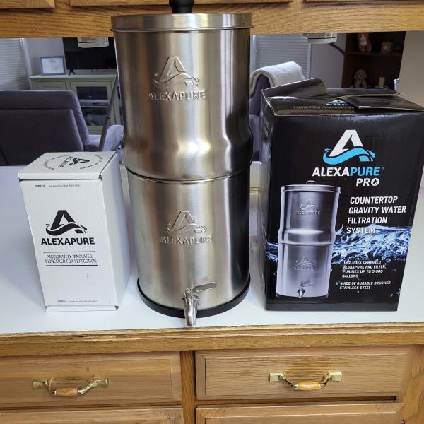 Photo of Alexapure pro water filtration system