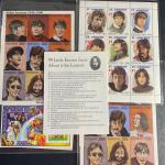 LOT 124R: Foreign Collector Stamps: John Lennon Collection w/COA