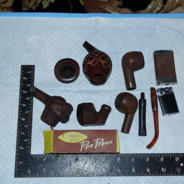 Photo of Misc. Dark Wood Pipe Parts