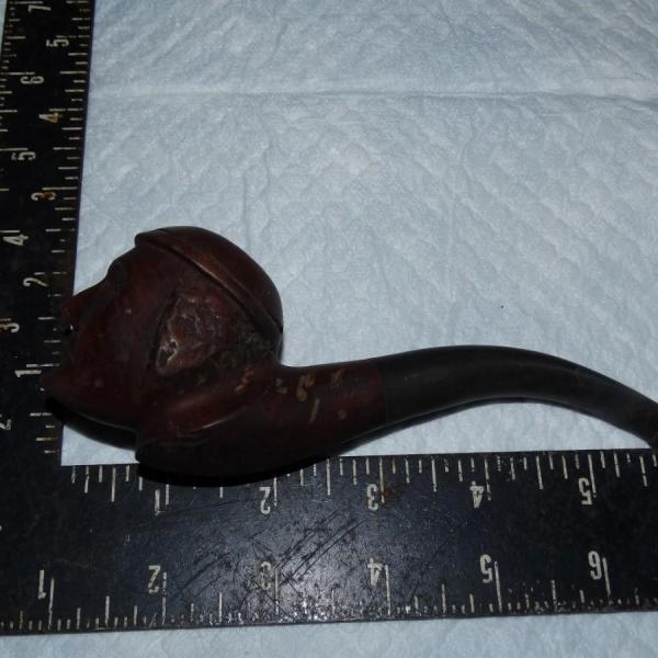 Photo of Carved Face Smokers Pipe