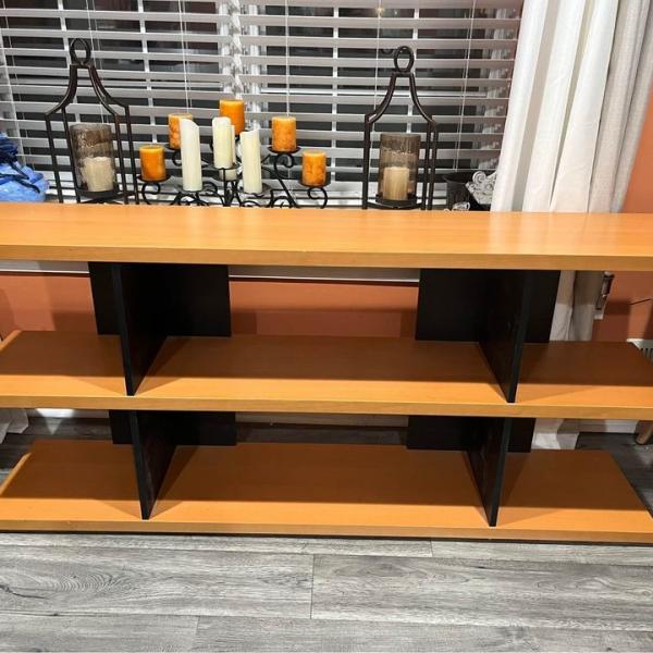 Photo of Beautiful Large Entertainment Center 68”w x 14”d x 30”t