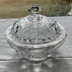 Glass bowl w/cover