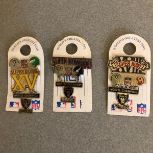 Photo of Super Bowl Pins - Raiders