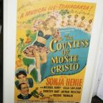 Sonja Henie Movie Poster "The Countess of Monte Cristo"