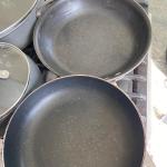 Mixed Lot of Cookware Coated Pots and Pans