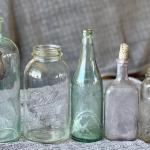 Lot of Assorted Antique Vintage Bottles and Jars Ball Pluto Water Golden West Pe