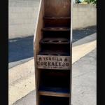 Corralejo Tequila Wooden Display for Bottles and Glasses