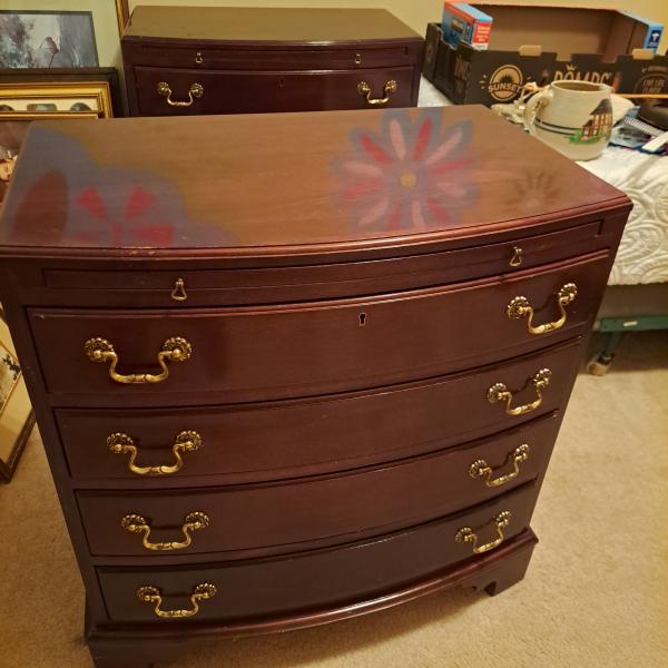 Photo of 2X Lexington Night Stands with pull out table.