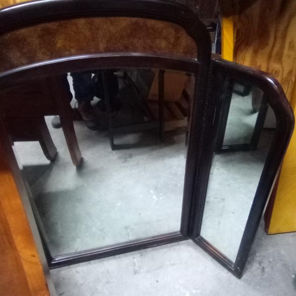 Photo of large folding 3 section mirror